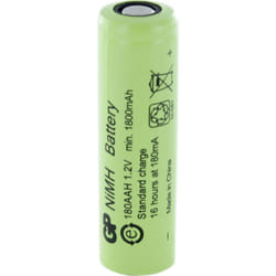 Gp GPIND180AAHB Pile rechargeable LR6 (aa) NiMH 1800 mAh 1.2 v 1 pc(s) X787341