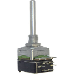 Potentiomètre rotatif 1 tour, avec interrupteur push-pull Potentiometer Service 63250-01402-5838/B100K RD1601SF-20B4-30