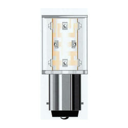 Oshino ODW01SM12B15-24 Voyant de signalisation LED blanc BA15d 24 V/AC, 24 V/DC 6600 mlm X763311