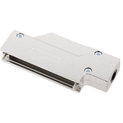 Capot SUB-D 37 pôles encitech DCMR37-FK-K 6560-0501-04 tout en métal 90 ° argent 1 pc(s)