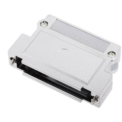 Encitech - Capot sub-d 37 pôles dfck 37-M-K 1520-0105-04 plastique, métallisé 180 ° argent 1 pc(s)