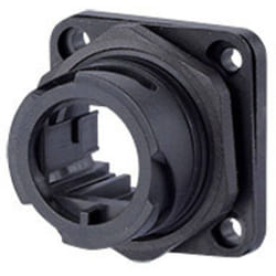 Metz Connect - Industry IP67 V1 1401013302KE RJ45 Boîtier avec bride noir 1 pc(s)