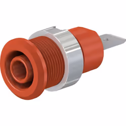 enquête Stäubli SLB4-F6,3/N-X 49.7046-22 Ø douilles: 4 mm rouge Contenu: 1 pc(s) description Isolée, rigide, Ø 4 mm, adaptée ...