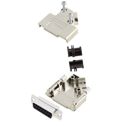 Amphenol - L17D45PK-M-15+L77SDA15S Kit embase sub-d femelle 45 ° Nombre de pôles: 15 fût à souder 1 pc(s)