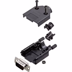 Informations techniques Angle de raccordement : 180 ° Connexion (composants) : fût à souder Couleur : noir Forme du connecteu ...