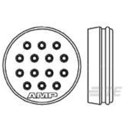 Te Connectivity - 213919-2 Joint pour connecteurs circulaires Série (connecteur rond): cpc 1 pc(s)