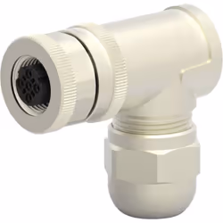 Informations techniques Couleur : argent Forme du connecteur : femelle, coudé Indice de protection : IP67 Norme de connecteur ...