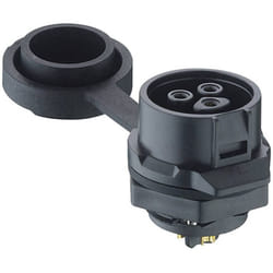 Lutronic 0271 05 Connecteur rond embase femelle à encastrer Nombre total de pôles: 5 1 pc(s)