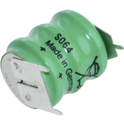 V3/80H-SLF ++/- Pile bouton rechargeable 80H NiMH 80 mAh 3.6 v 1 pc(s) - Varta