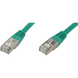 Econ Connect - F6TP0,5GN RJ45 Câble réseau, câble patch cat 6 s/ftp 0.50 m vert paire blindée 1 pc(s) C686781