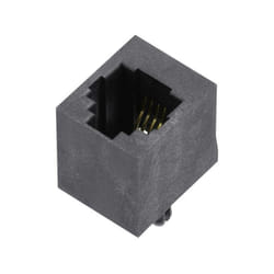 Connecteur RJ14 Encitech RJJU-64-1407-E1V-088 3251-0024-08 RJ14 embase femelle, verticale noir 1 pc(s) C045141