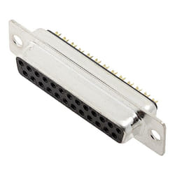 Embase sub-d femelle Nombre de pôles: 25 Encitech DB25-SS 2101-0180-13 180 ° fût à souder 1 pc(s) Tray R514071
