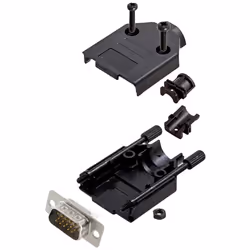 Informations techniques Angle de raccordement : 180 ° Connexion (composants) : fût à souder Couleur : noir Forme du connecteu ...