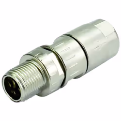 Informations techniques Design Slim M12 Tension nominale : 0,8 kV Avec blindage Sexe : stylet Résistance de passage : ≤ 10 mΩ ...