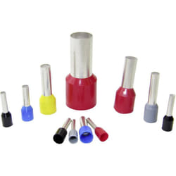 WKK - Ce 250016T Embout simple d'extrémité de câble 25 mm² partiellement isolé noir 50 pc(s)