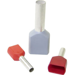 WKK - ART003798 Embout double d'extrémité de câble 0.34 mm² partiellement isolé turquoise 500 pc(s)