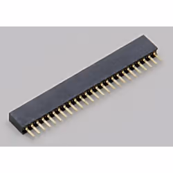 Conrad TC-2506268, 1 x 3-pin, Noir, Métallique, Femelle, Droit, 300 V, 20 mΩ