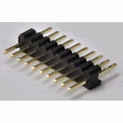 Conrad TC-2506385, 1 x 14-pin, Noir, Mâle/Mâle, Droit, Téréphtalate de polybutylène (pbt0, Or