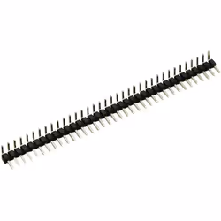 Conrad TC-2506400, Pin header, Noir, Droit, Cuivre, 1000 V, 3 A