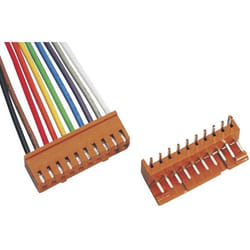 Conrad TC-2506228 connecteur de fils Pin strip Marron