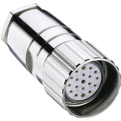 Lumberg Automation - 2135-SR Connecteur non confectionné pour capteurs/actionneurs M23 femelle, droit Nombre de pôles: 19