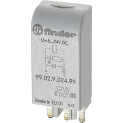 Finder - Module enfichable avec led 99.02.0.060.59 Couleur d'éclairage (ampoule led): vert Adapté pour modèle (relais): 96.04 96.02 1 Q088642