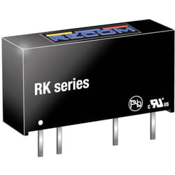 RECOM RK-2412S Convertisseur CC/CC pour circuits imprimés 12 84 mA 1 W Nbr. de sorties: 1 x Contenu 1 pc(s)