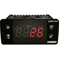 Emko - ESM-3710-N.5.12.0.1/00.00/2.0.0.0 2 points de réglage Régulateur de température ptc -50 à 130 °c Relais 16 a (l x l x h) 65 x 76 x 35 mm