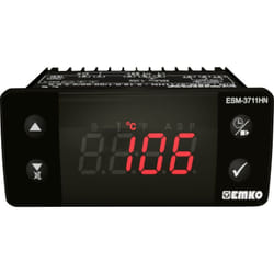Emko - ESM-3711-HN.8.11.0.1/00.00/1.0.0.0 2 points de réglage Régulateur de température Pt100 -50 à 400 °c Relais 16 a (l x l x h) 65 x 76 x 35 mm
