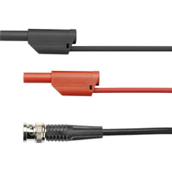 Di sko 89-58 / 100 / sw Cordon de mesure bnc 100.00 cm noir/rouge - Schützinger