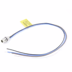 enquête Nano-Change (M8) Receptacle, 4 Poles, M8 x 0.5 Mounting Threads, Male (Straight) to 22 AWG Leads, 0.30m (11.81") Leng ...