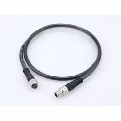 enquête Nano-Change (M8) Double-Ended Cordset with Knurled Hexnut, 4 Poles, Female (Straight) to Male (Straight), 24 AWG, WSO ...