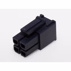enquête Mega-Fit Receptacle Housing, Dual Row, 4 Circuit, Glow-Wire Capable, Bag Ce texte a été traduit par une machine. desc ...