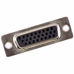 enquête FCT High-Density D-Sub Connector, Female, Straight, Solder Cup, Gold Plating, 26 Circuits Ce texte a été traduit par  ...
