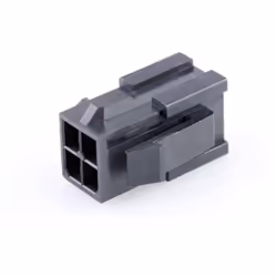 enquête Micro-Fit 3.0 Plug Housing, Dual Row, 4 Circuits, UL 94V-0, Panel Mount Ears, Low-Halogen, Black Ce texte a été tradu ...