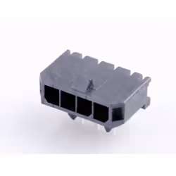 enquête Micro-Fit 3.0 Right-Angle Header, 3.00mm Pitch, Single Row, 4 Circuits, with Snap-in Plastic Peg PCB Lock, Tin, Glow- ...