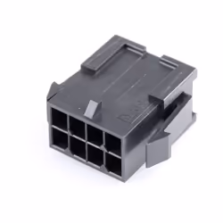 enquête Micro-Fit 3.0 Plug Housing, Dual Row, 8 Circuits, UL 94V-0, Panel Mount Ears, Low-Halogen, Black Ce texte a été tradu ...