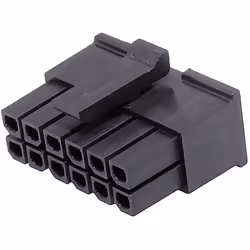enquête Micro-Fit 3.0 Receptacle Housing, Dual Row, 12 Circuits, UL 94V-0, Low-Halogen Since Inception, Black Ce texte a été ...