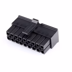 enquête Micro-Fit 3.0 Receptacle Housing, Dual Row, 18 Circuits, UL 94V-0, Low-Halogen, Black Ce texte a été traduit par une ...