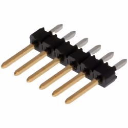 enquête 2.54mm Pitch C-Grid III Header, Single Row, Vertical, 6 Circuits, 0.38µm Gold (Au) Selective Plating Ce texte a été t ...