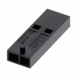 enquête 2.54mm Pitch C-Grid III Modular Crimp Housing Single Row, 2 Polarizing Buttons, 2 Circuits, Black Ce texte a été trad ...