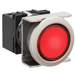 Idec - LB6MP-1T04R LB6MP-1T04R Bouton-poussoir lumineux à rappel 250 v, 125 v, 30 v 5 a 2 x Off/(On) à rappel (ø) 22 mm i