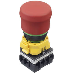 LBW6L-M1T64Y LBW6L-M1T64Y Bouton-poussoir lumineux à rappel 250 v, 125 v, 30 v 5 a 2 x Off/(On) à rappel (ø) 22 mm - Idec