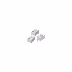 description Power/Signal Relay, 2 Form C, DPDT, Momentary, 0.009A (Coil), 18VDC (Coil), 100mW (Coil), 1A (Contact), 30VDC (Co ...