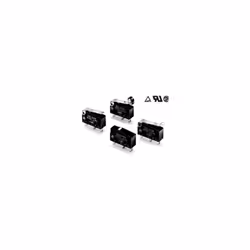 description Microrupteur Snap Action, SPDT, momentané, 5 A, 14 VDC, 1,8 mm, borne à souder, actionneur à levier pivotant, mon ...