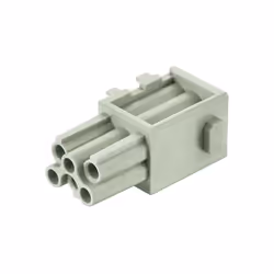 description Module Han domino DD cube pour connecteurs industriels avec connecteur à sertir. Ce texte a été traduit par une m ...