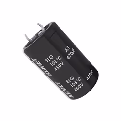 fabricant et numéro du fabricant KemetELG477M200AR2AA données techniques Capacité électrique: 470 µF Contenu: 1 pc(s) Diamètr ...