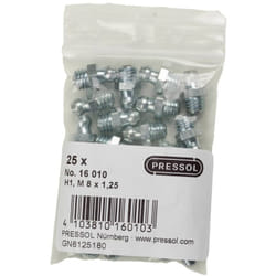 Pressol - Graisseur à tête sphérique H1-droit, m 8 x 1,25 25 pc(s)
