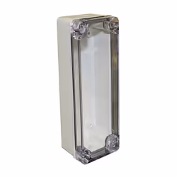 traits Dimensions L x W x D: 250 x 80 x 70mm Polycarbonate electrical knockout enclosure with transparent lid IP66/67 rated e ...