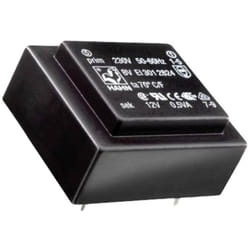 Hahn BV EI 302 2022 Transformateur pour circuits imprimés 1 x 230 V 1 x 12 V/AC 1.5 VA